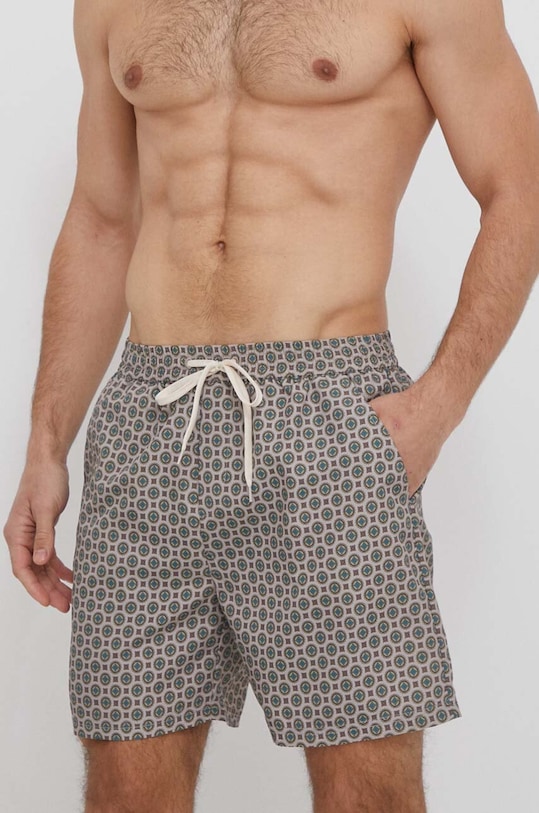 Les Deux pantaloni scurti de baie Planet friendly bej LDM540027