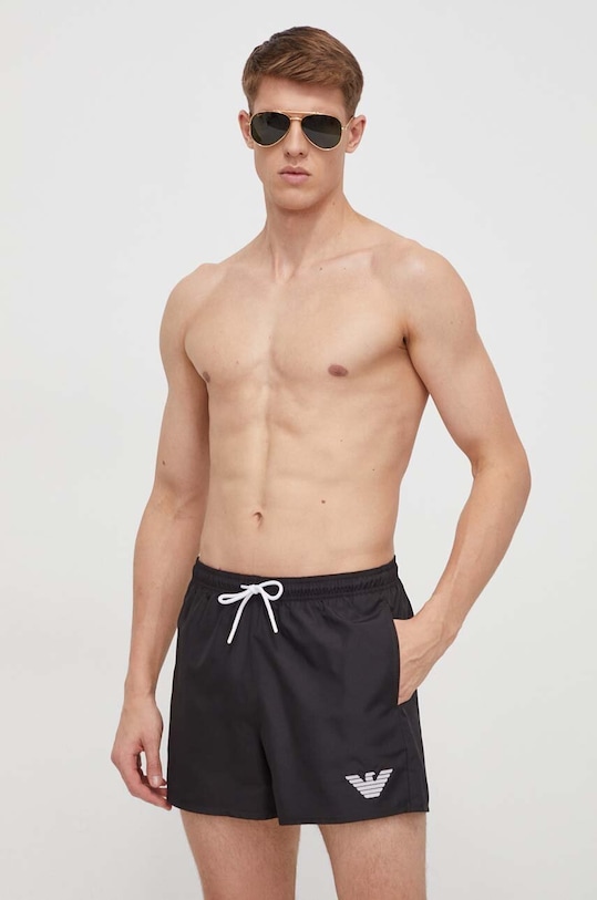 Plavkové šortky Emporio Armani Underwear čierna 211752.4R438