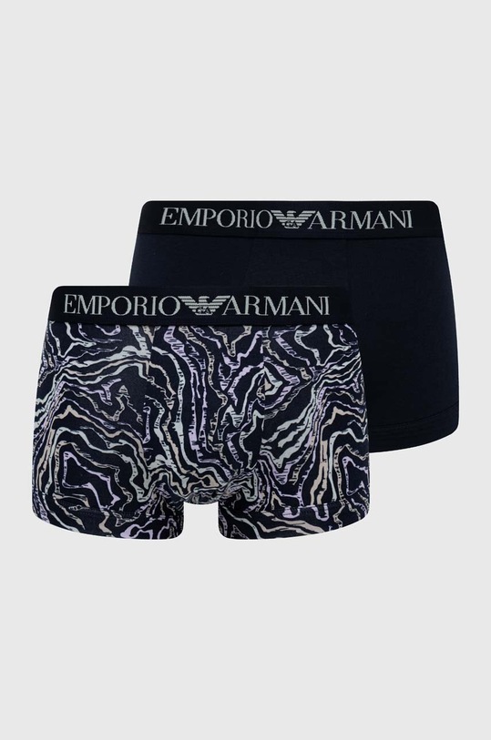 Emporio Armani Underwear bokserki 2-pack dzianina granatowy 111210.4R504