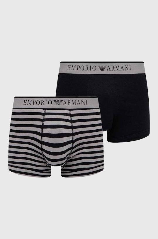 Emporio Armani Underwear bokserki 2-pack wzorzyste czarny 111210.4R542