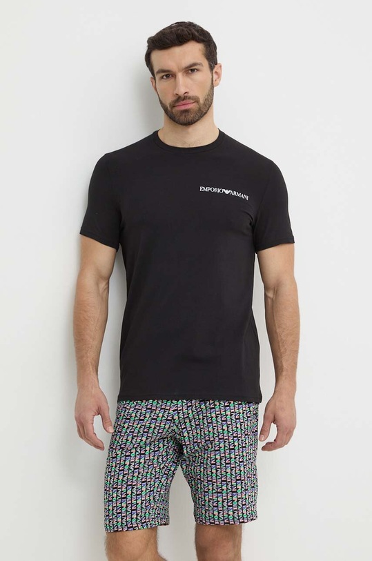 Abbigliamento Emporio Armani Underwear pigiama 111573.4R508 nero