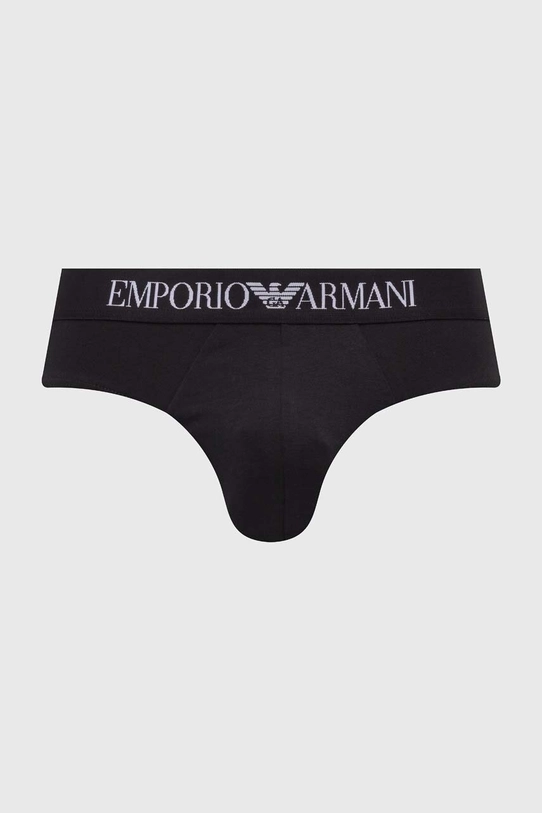 Odzież Emporio Armani Underwear slipy 2-pack 111733.4R504 czarny