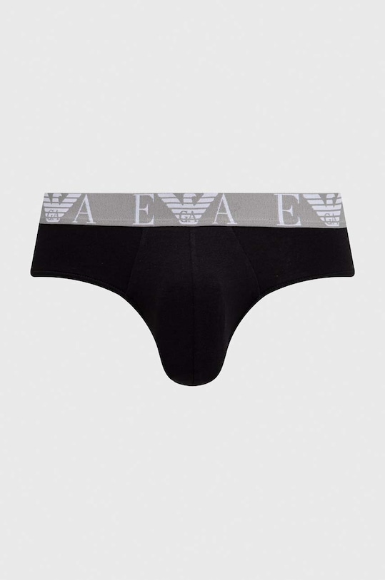 Odzież Emporio Armani Underwear slipy 3-pack 111734.4R715 szary