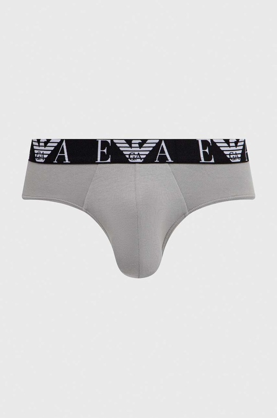 Emporio Armani Underwear slipy 3-pack szary 111734.4R715