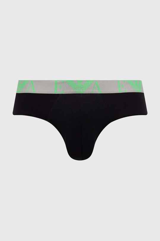 Odzież Emporio Armani Underwear slipy 3-pack 111734.4R715 czarny