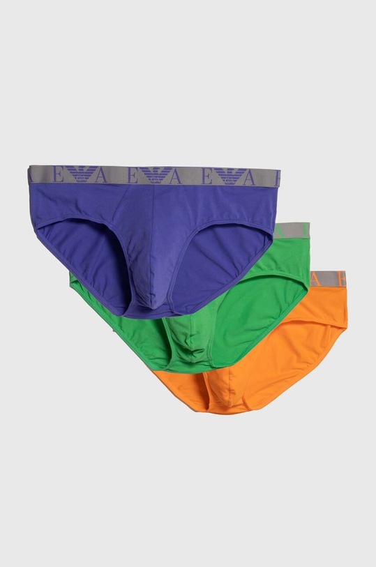 Emporio Armani Underwear slipy 3-pack dzianina multicolor 111734.4R715