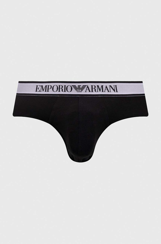 Emporio Armani Underwear slipy 3-pack czarny 111734.4R717