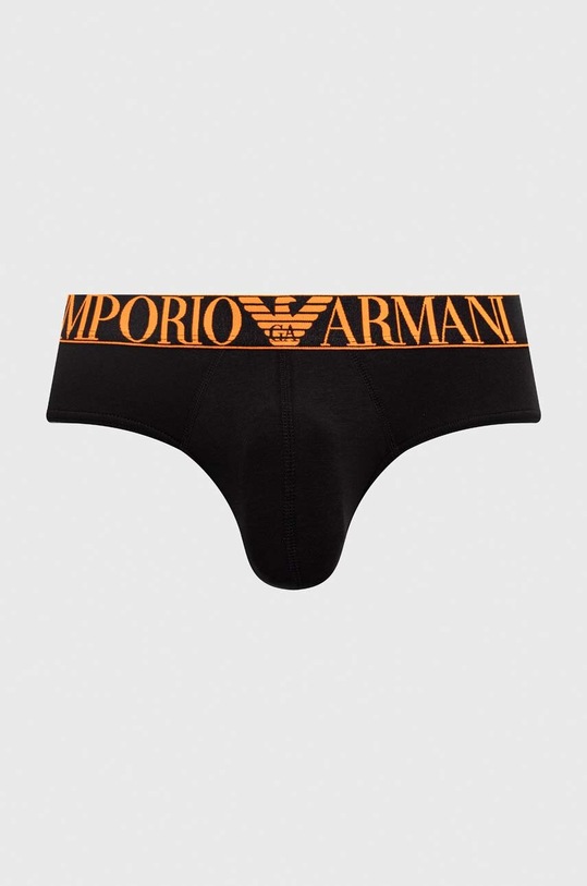 Odzież Emporio Armani Underwear slipy 3-pack 111734.4R726 czarny