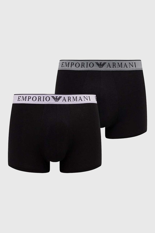 Emporio Armani Underwear bokserki 2-pack dzianina czarny 111769.4R720