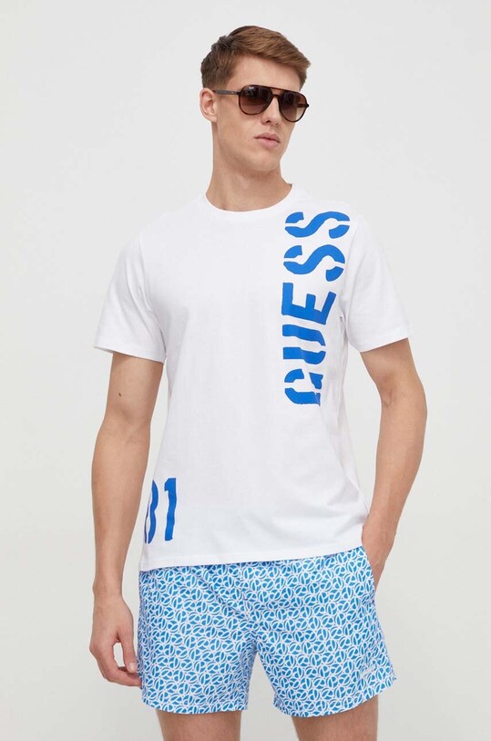 Купальні шорти Pepe Jeans P PRINT SWIMSHORT PMB10394 блакитний SS24