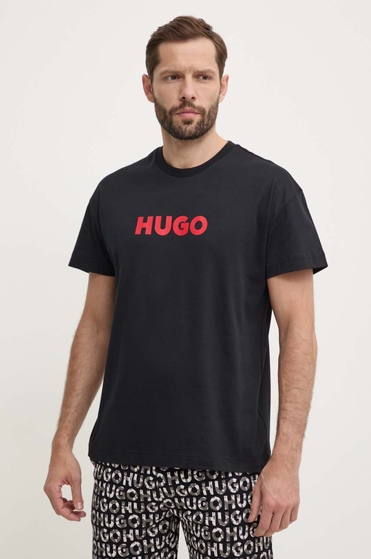 Îmbrăcăminte HUGO set de pijama de bumbac 50514972 negru