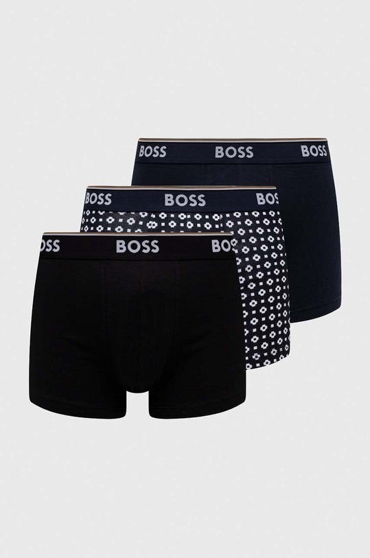 BOSS bokserki 3-pack dzianina granatowy 50514950