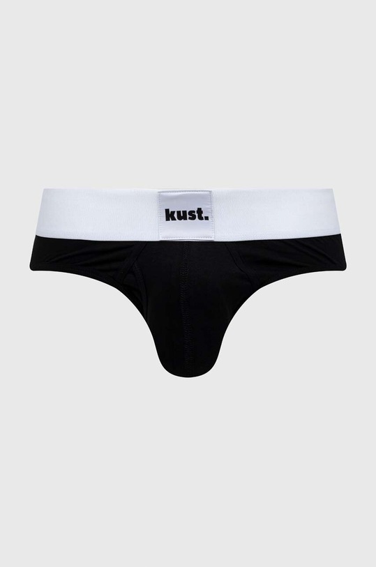 Bavlnené slipy kust. bavlna čierna kust.brief.01