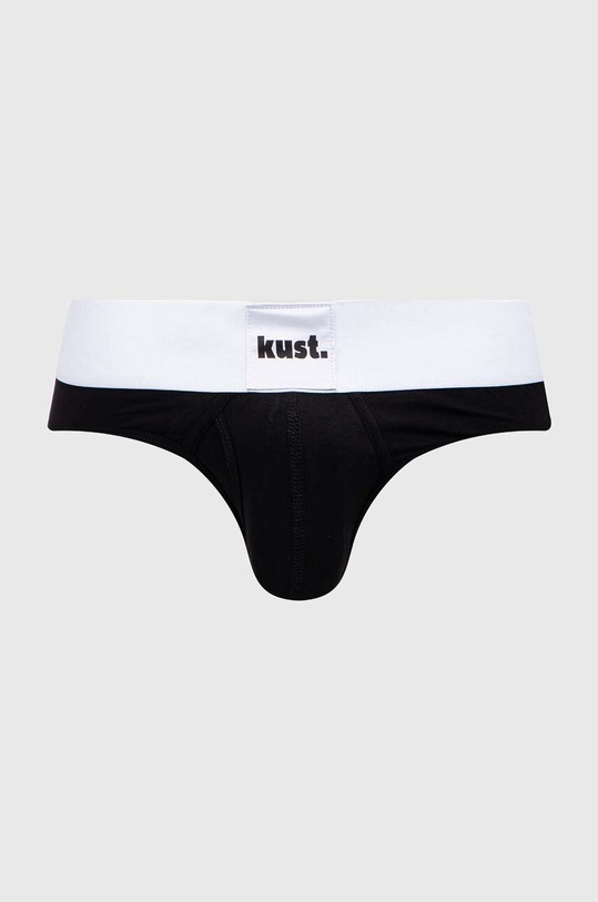 kust. slip din bumbac 3-pack kust.brief.01.trio negru SS24