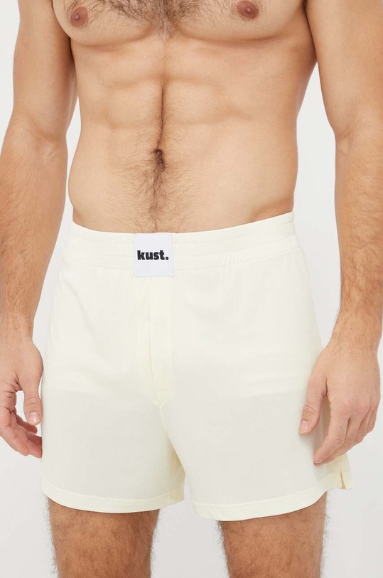 Boxerky kust. látka žltá kust.bs.03