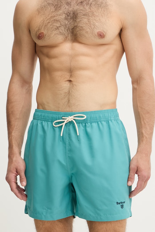 Barbour Essentials szorty kąpielowe męskie MSW0064 turkusowy SS26