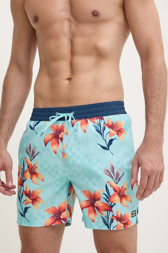 Billabong szorty kąpielowe Planet friendly turkusowy EBYJV00128