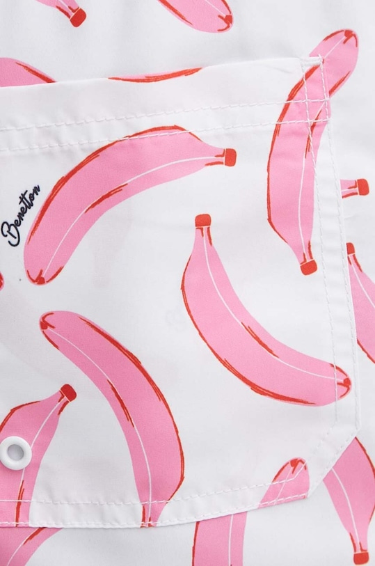 Plavkové šortky United Colors of Benetton bílá 52ZB6X00S