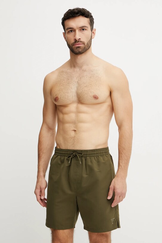 Guess szorty kąpielowe zielony F4GT01.WG282