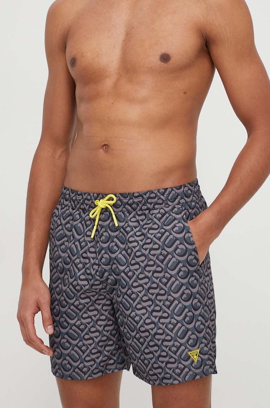 Купальні шорти Guess Planet friendly чорний F4GT06.WG2A2