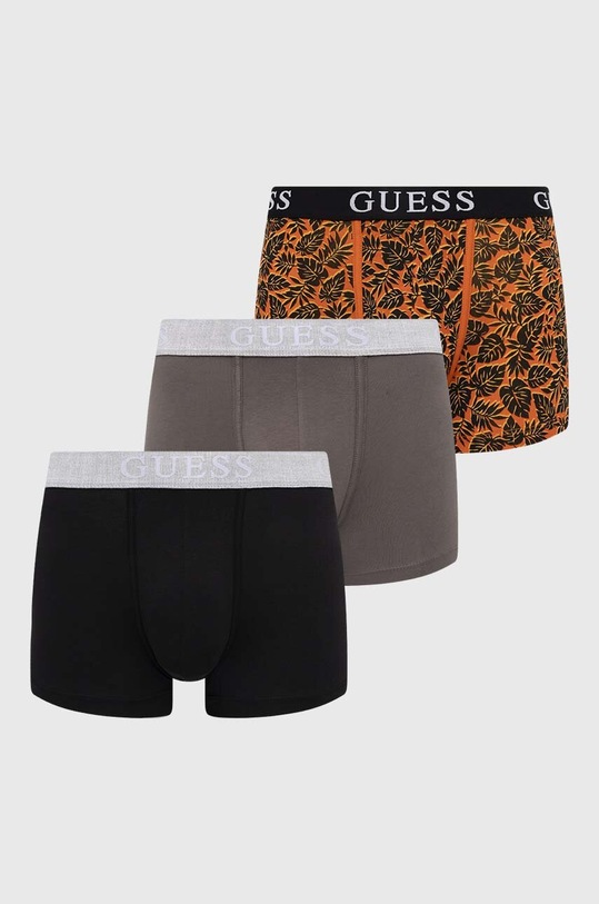 Guess bokserki JOE 3-pack wzorzyste szary U4GG15.K6YW0