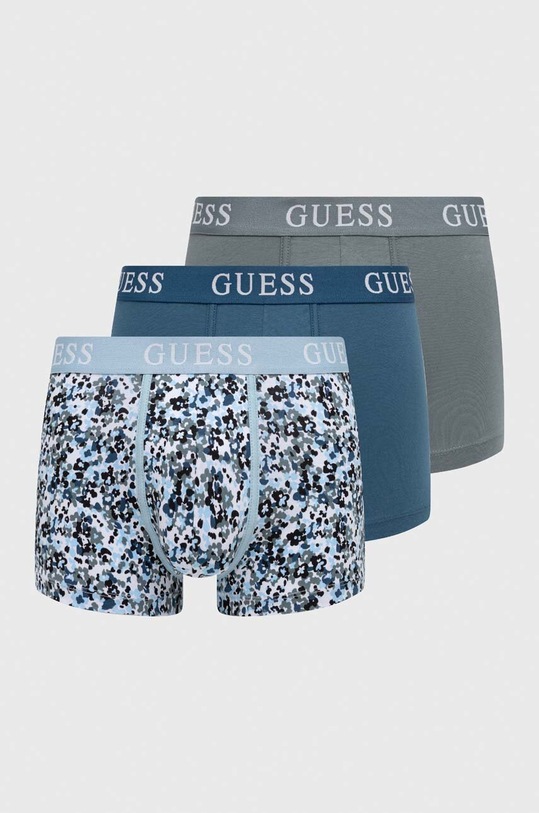 Guess boxeralsó 3 db JOE mintás kék U4GG05.K6YW0