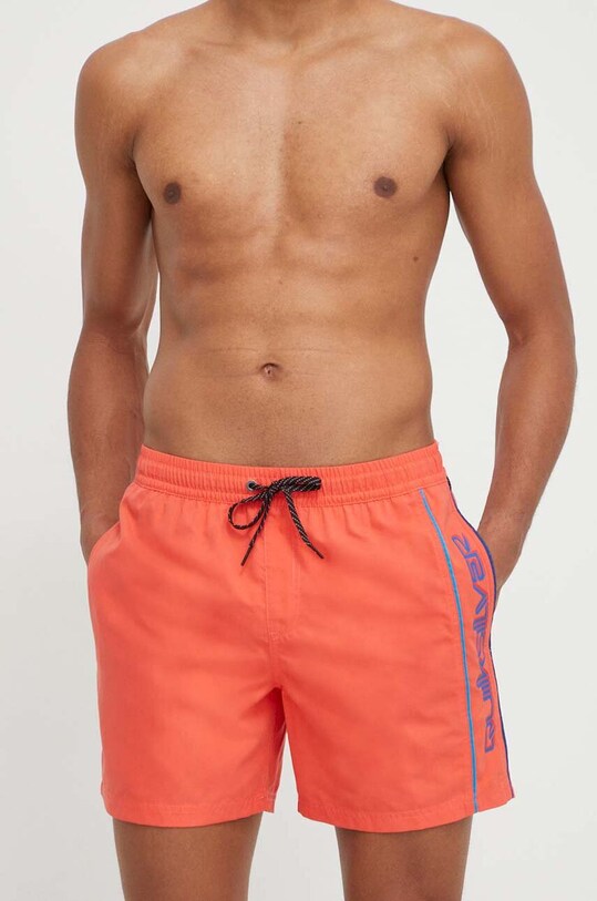 Plavkové šortky Quiksilver Planet friendly červená AQYJV03139