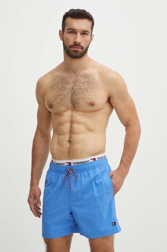 Купальные шорты Tommy Hilfiger Planet friendly голубой UM0UM02043