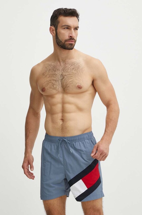 Купальные шорты Tommy Hilfiger Planet friendly голубой UM0UM02048