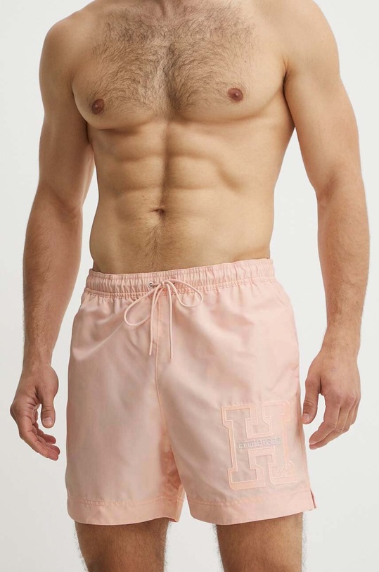 Plavkové šortky Tommy Hilfiger UM0UM03212 růžová SS24