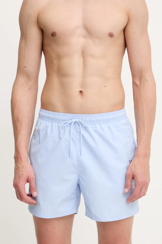 Plavkové šortky Tommy Hilfiger UM0UM03258 modrá SS25