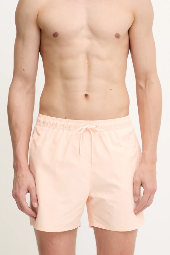 Plavkové šortky Tommy Hilfiger UM0UM03258 oranžová SS25