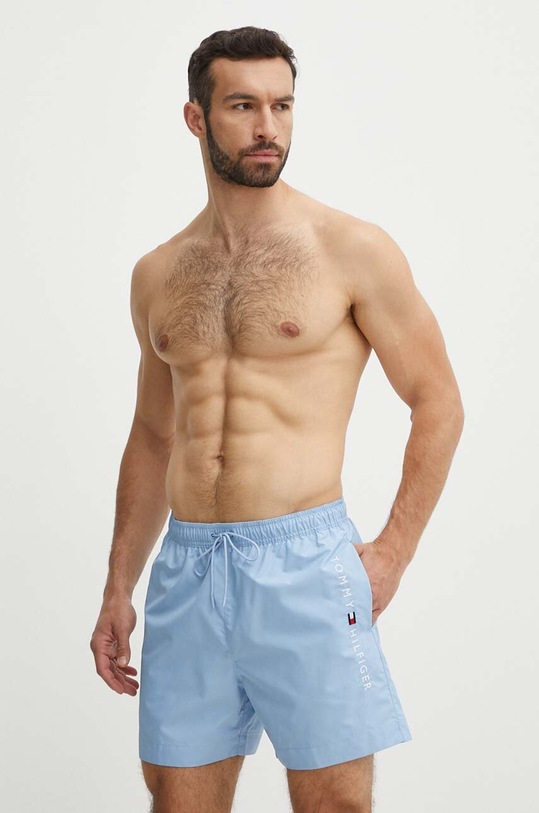 Tommy Hilfiger szorty kąpielowe UM0UM03258 niebieski SS25