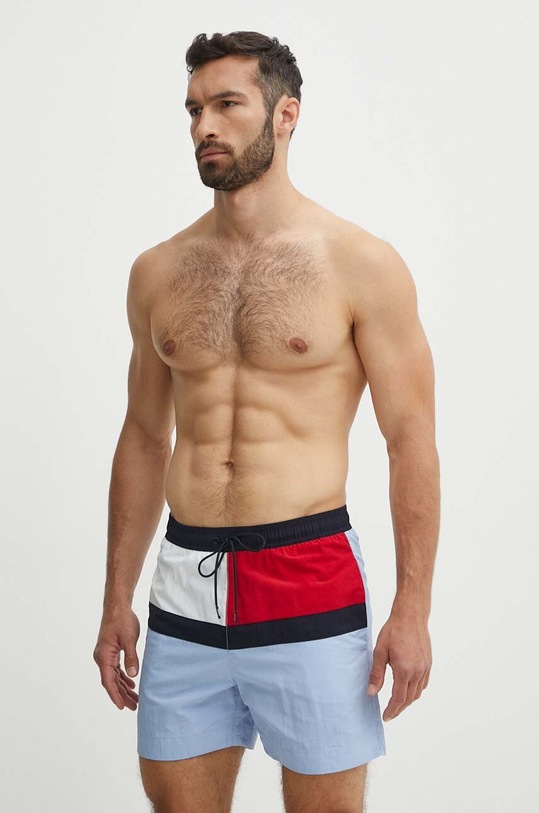 Tommy Hilfiger szorty kąpielowe Planet friendly niebieski UM0UM03259