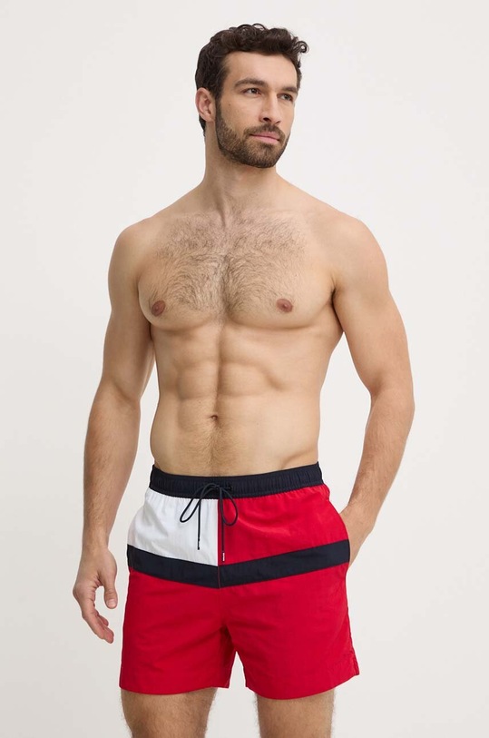 Купальные шорты Tommy Hilfiger UM0UM03259 красный SS24