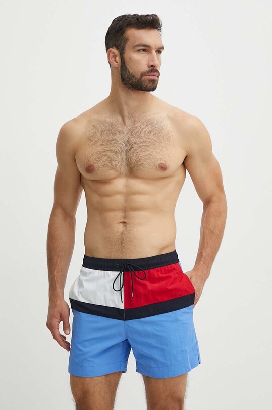 Купальные шорты Tommy Hilfiger UM0UM03259 голубой SS24