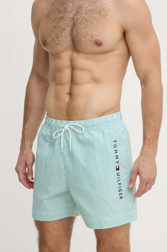 Tommy Hilfiger szorty kąpielowe UM0UM03265 zielony SS25