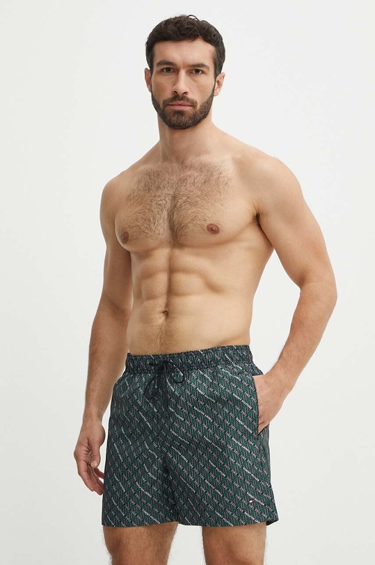 Tommy Hilfiger szorty kąpielowe Planet friendly turkusowy UM0UM03271