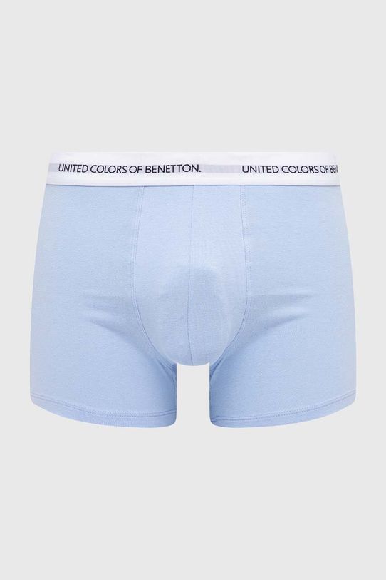 United Colors of Benetton bokserki dzianina niebieski 3OP82X00O