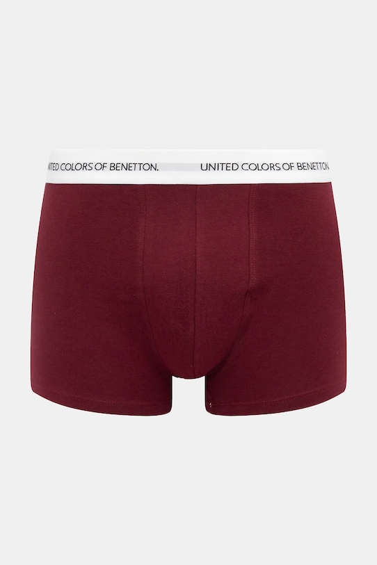 Boxerky United Colors of Benetton burgundské 3OP82X00O
