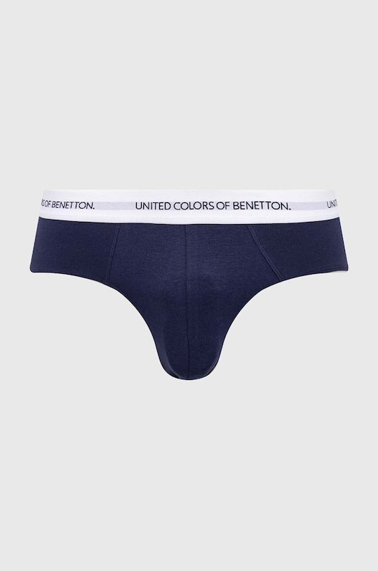 United Colors of Benetton slipy dzianina granatowy 3OP82S18N