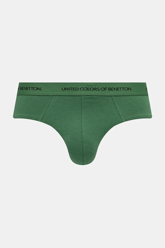 United Colors of Benetton slipy dzianina zielony 3OP82S18N