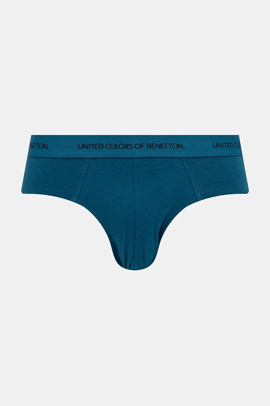 United Colors of Benetton slipy dzianina niebieski 3OP82S18N