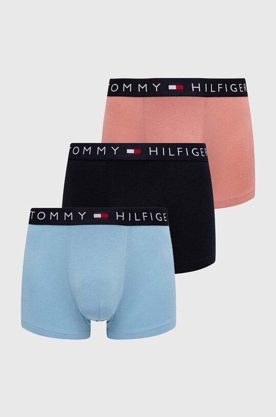 Боксери Tommy Hilfiger 3-pack трикотаж барвистий UM0UM03180