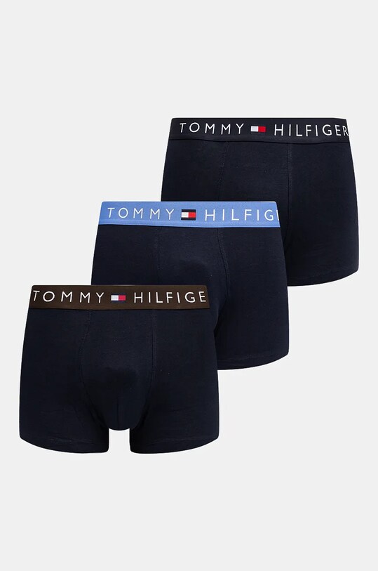 Боксери Tommy Hilfiger 3-pack меланж темно-синій UM0UM03181