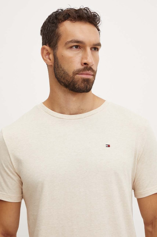 Bavlněné pyžamo Tommy Hilfiger UM0UM02319 béžová