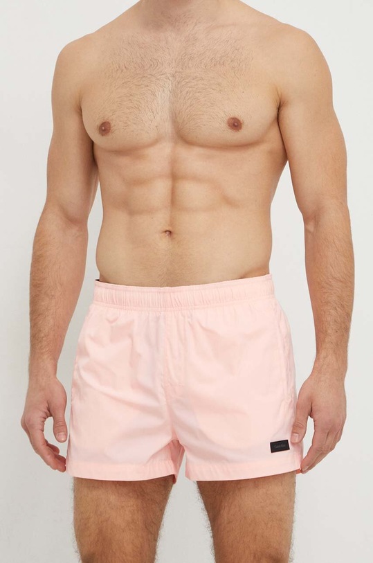 Calvin Klein szorty kąpielowe KM0KM00941 różowy SS24