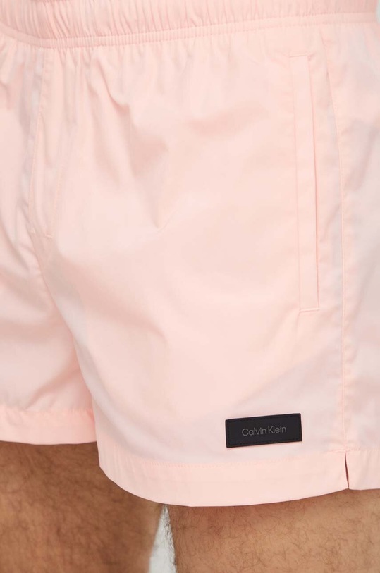 Calvin Klein szorty kąpielowe różowy KM0KM00941