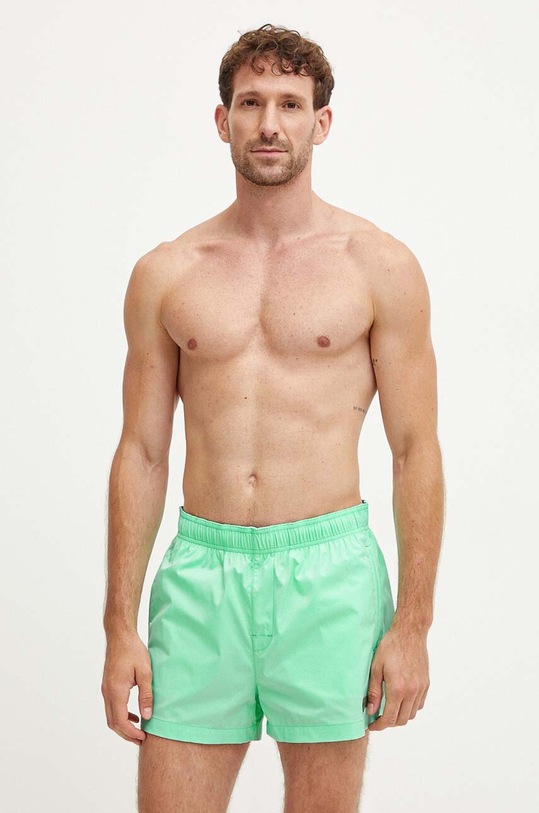 Calvin Klein szorty kąpielowe KM0KM00941 zielony SS24