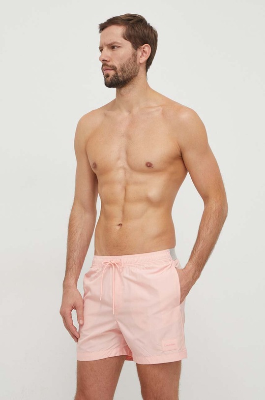 Μαγιό Calvin Klein Planet friendly ροζ KM0KM00945